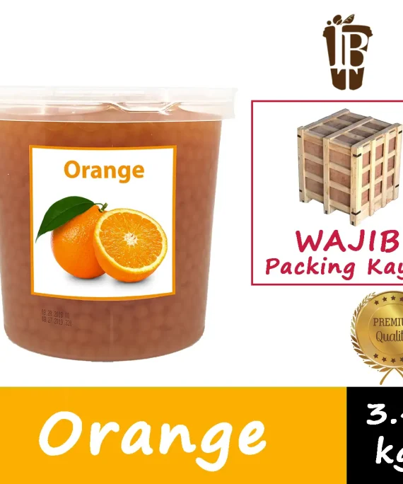 IBT Orange Popping Boba